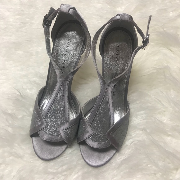Adrianna Papell Shoes - ADRIANNA PAPELL SILVER HEELS/SHOES